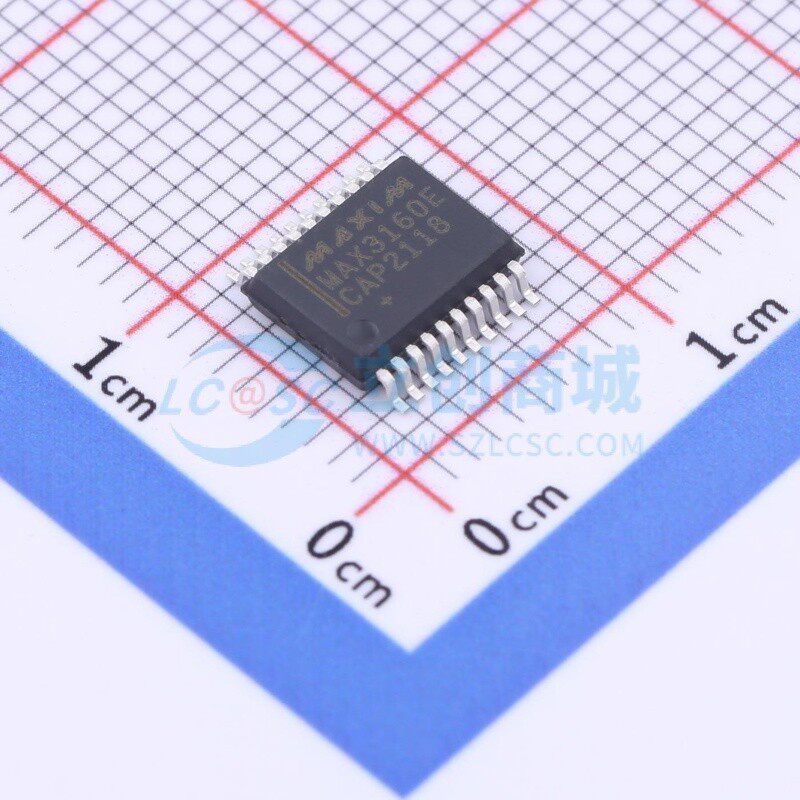 RS-485/RS-422芯片 MAX3160ECAP+T SSOP-20 MAXIM(美信) 原装正品