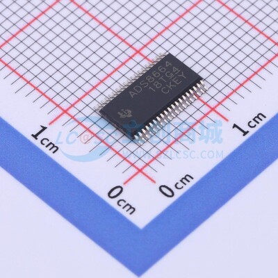 模数转换芯片 ADS8664IDBT TSSOP-38 TI/德州 电子元器件配单