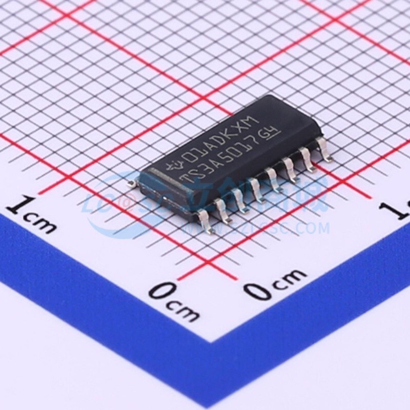 模拟开关/多路复用器 TS3A5017DR SOIC-16 TI/德州 电子元件配单 - 实物图
