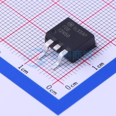 场效应管(MOSFET) FDB12N50TM D2PAK onsemi(安森美) 电子元器件