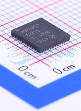 单片机(MCU/MPU) MSP430G2755IRHA40R QFN-40 TI/德州 电子元器件