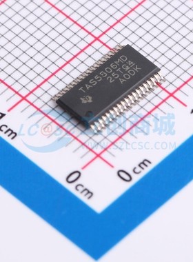 音频功率放大器 TAS5806MDDCPR HTSSOP-38 TI/德州 电子元件配单