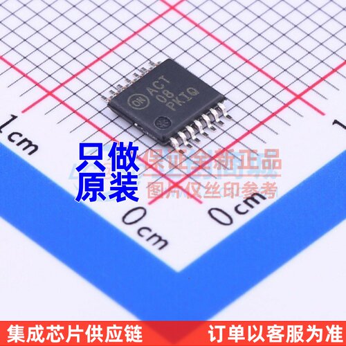 逻辑门 74ACT08MTCX TSSOP-14 onsemi(安森美) 电子元件原装正品