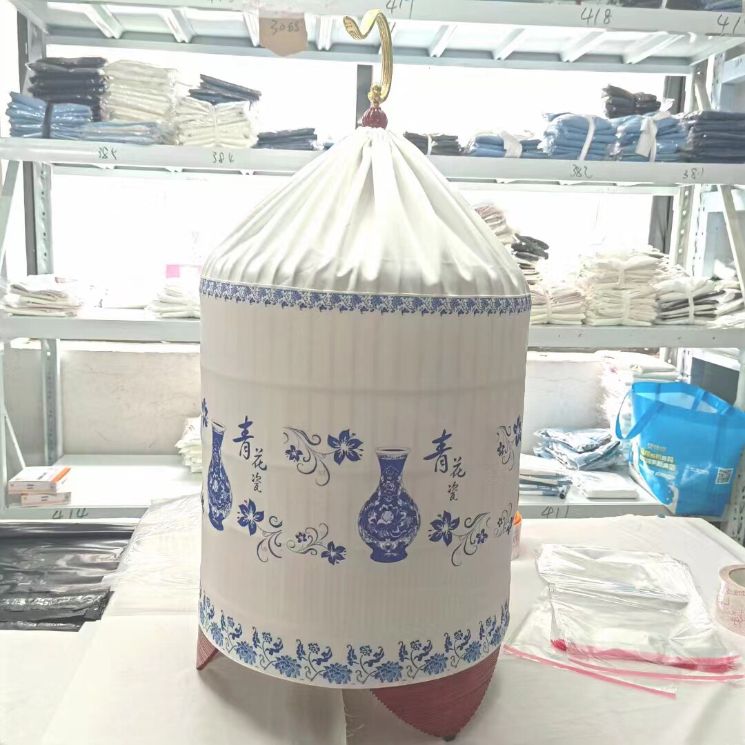 鸟笼新款上市罩衣笼布广笼画眉笼衣牡丹杜鹃花图案笼布双层送夹子