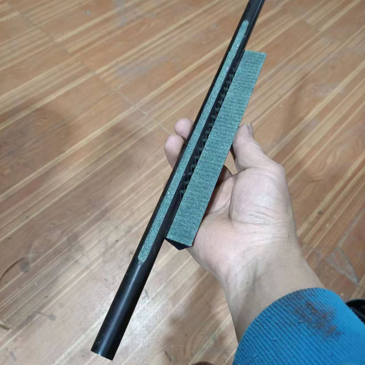 黑檀木精品砂杠鸟杆站杠