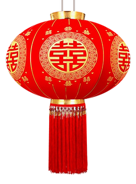 结婚喜庆喜字灯笼装饰大门院子