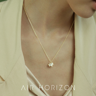 S925银白贝母小马项链女2026新款 生肖马吊坠锁骨链高级感马年配饰