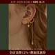 AIR HORIZON珍珠流苏耳夹女长款 无耳洞耳环潮独特耳骨夹磁吸耳饰