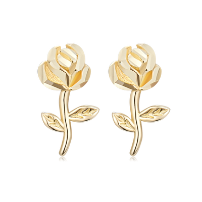 AIR-HORIZON10K斤女玫瑰耳钉