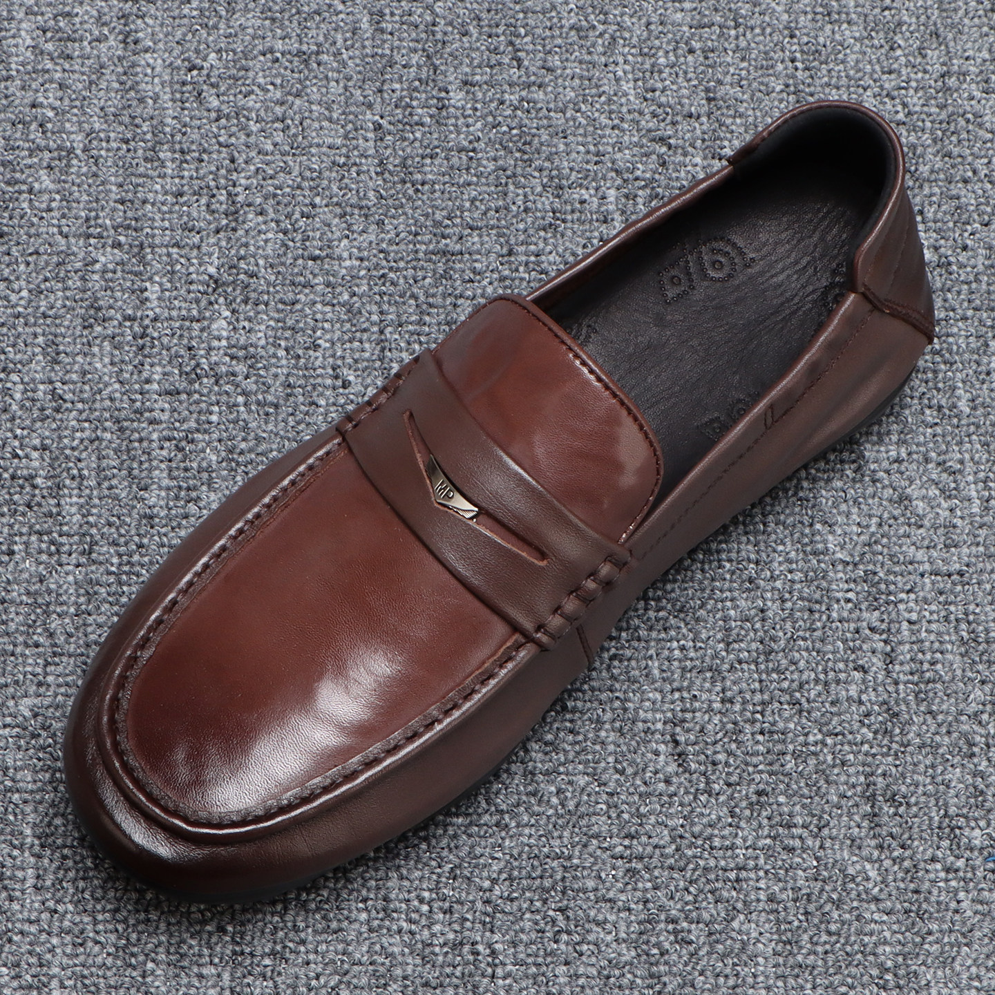 春季薄款透气豆豆鞋男2026新款男士皮鞋轻便软底一脚蹬休闲开车鞋,流行男鞋,乐福鞋（豆豆鞋）,淘宝优惠券,粉丝福利购,淘宝优惠卷