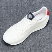 透气真皮阿甘鞋 软底舒适百搭小白鞋 男2025新款 轻便减震休闲运动鞋