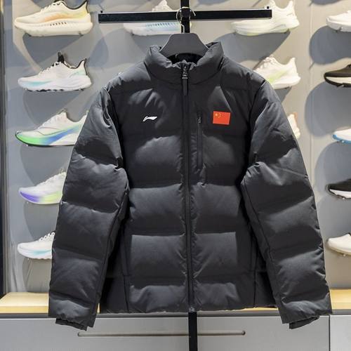 李宁正品 2025年冬季新品 男子90%鸭绒羽绒服 AYMV661