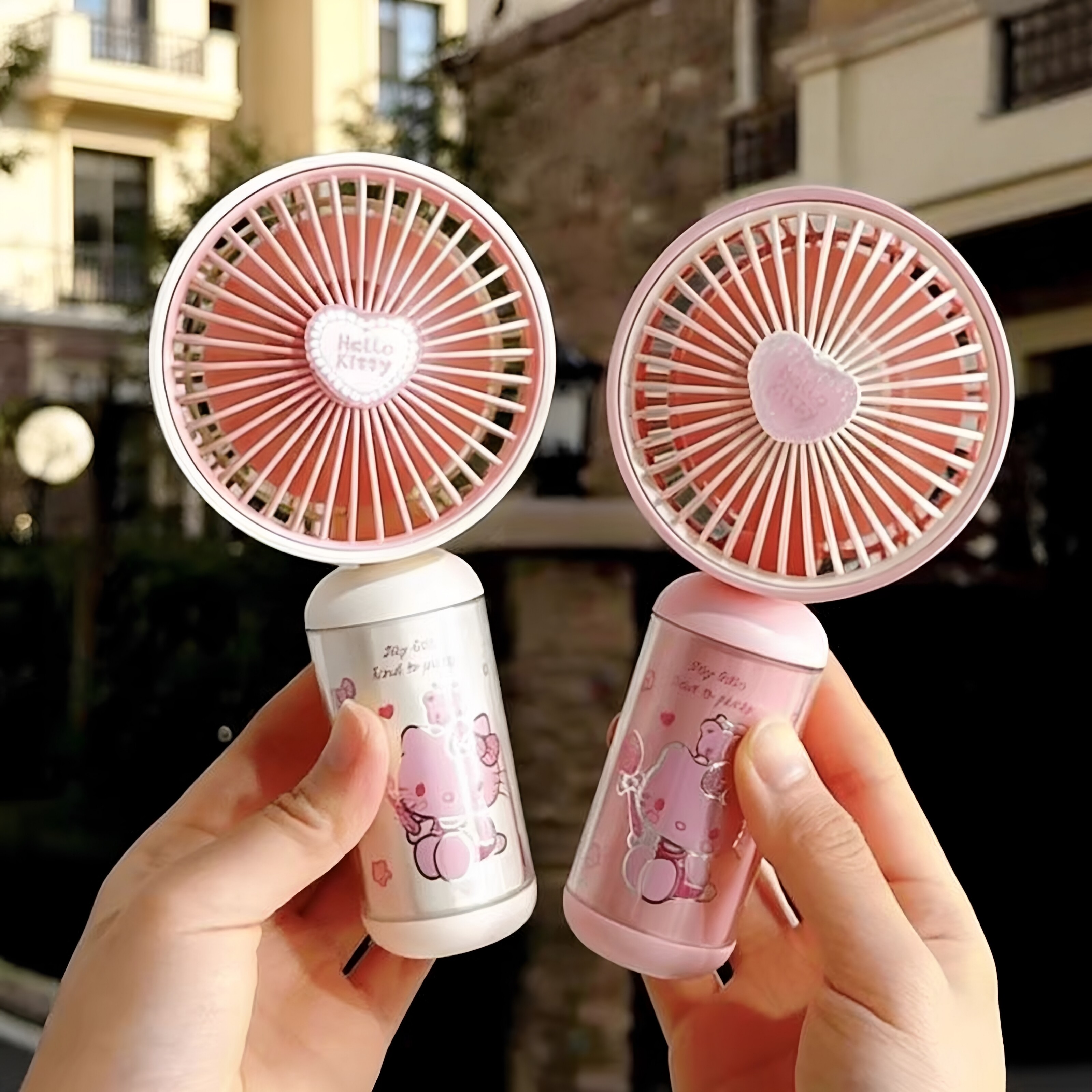 三丽鸥手持风扇可爱凯蒂猫风扇
