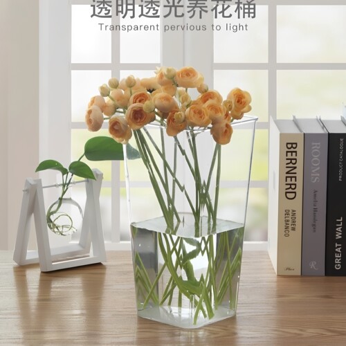 法式亚克力醒花桶透明养花桶花束