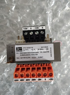BLOCK USTE 100/2X115变压器