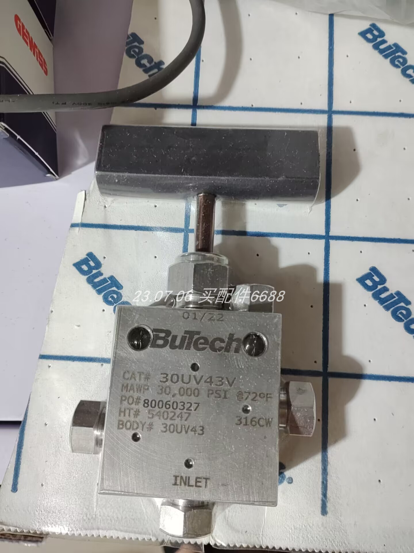 BuTech30UV43V锥形式针阀