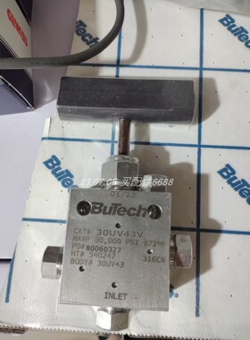 全新BuTech 30UV43V锥形式针阀