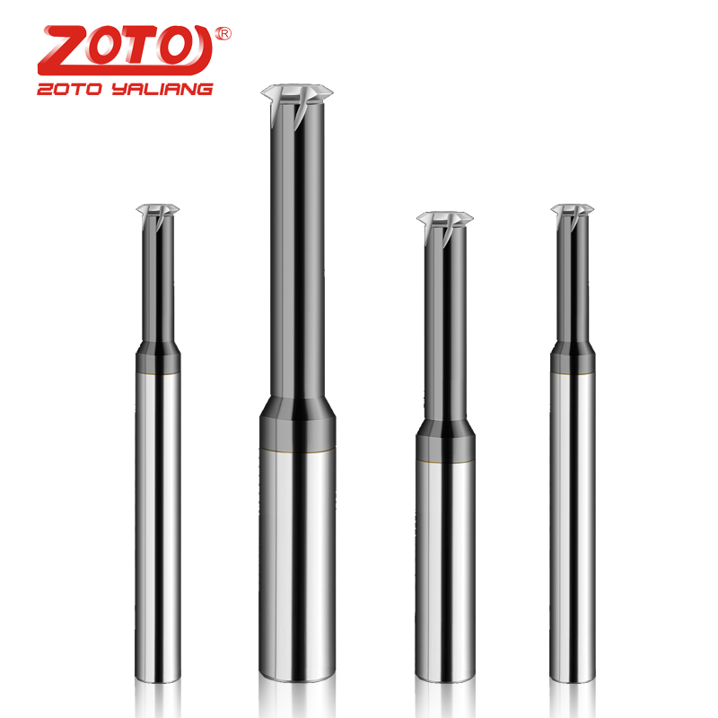 螺纹铣刀单牙公制单刃铣牙刀加工中心硬质合金钨钢铣刀m6m8m10m14