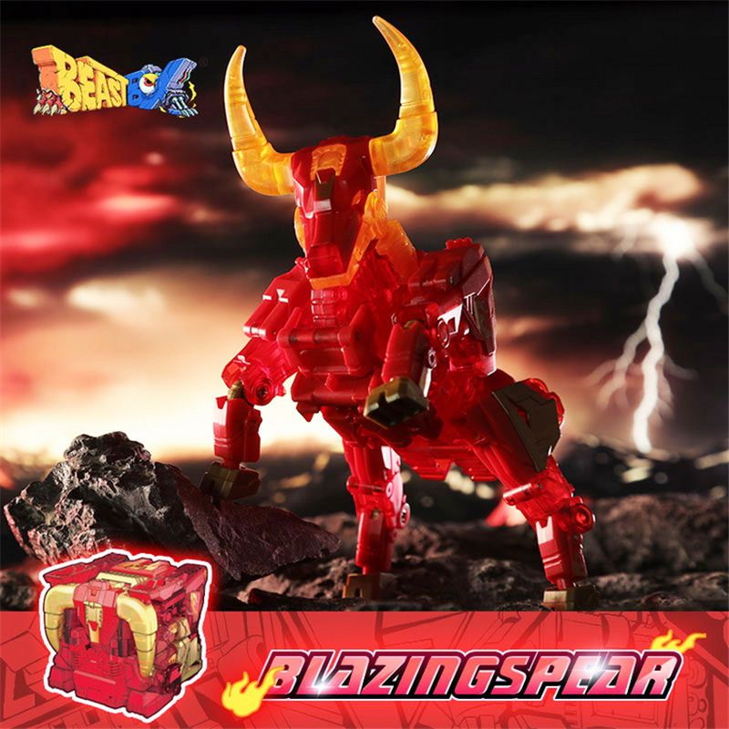 52TOYS猛兽匣炽热标枪红牛BB-33变形玩具可动模型潮流手办机甲
