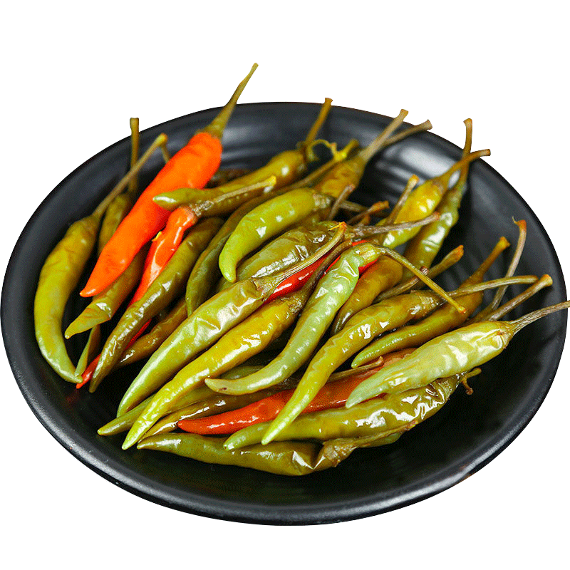 【5斤】爽口小辣椒泡椒小米辣椒開胃泡菜下飯菜醬菜咸菜批發(fā)包郵
