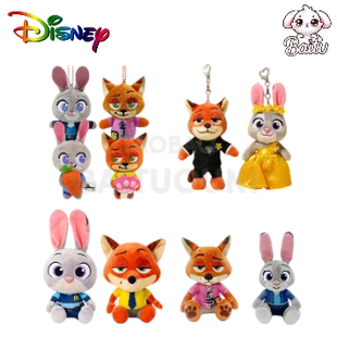 代购 韩国正品 迪士尼疯狂动物城2尼克朱迪挂件毛绒玩偶 白兔家