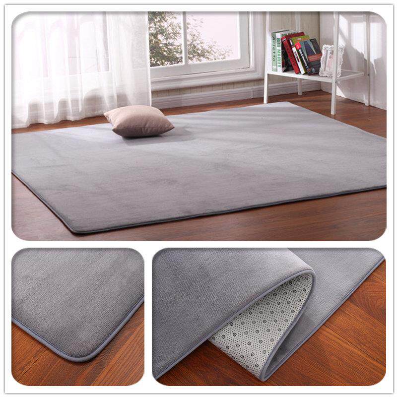 加厚房间珊瑚绒地毯客厅卧室茶几床边垫可定制满铺长方形简约现代