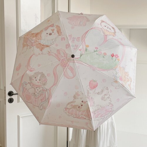 可爱学生防晒晴雨伞防紫外线折叠