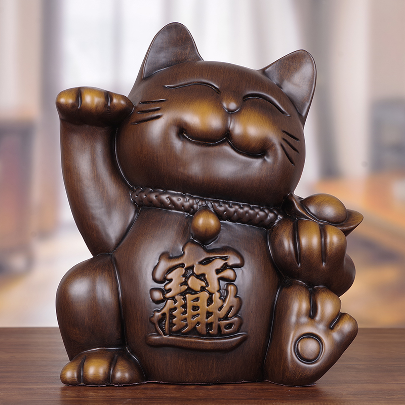 招财猫摆件新店开业公司前台装饰