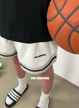 DieFassung春夏季四分美式短裤宽松透气运动训练男女篮球网眼短裤