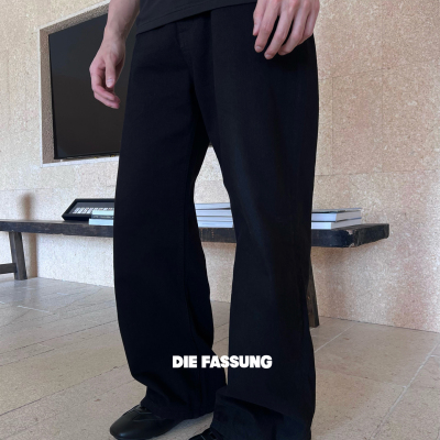 DieFassung纯黑色2021M牛仔裤
