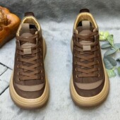 冬季 加绒保暖休闲皮鞋 厚底复古轻便圆头时尚 D.99男鞋 潮流百搭板鞋