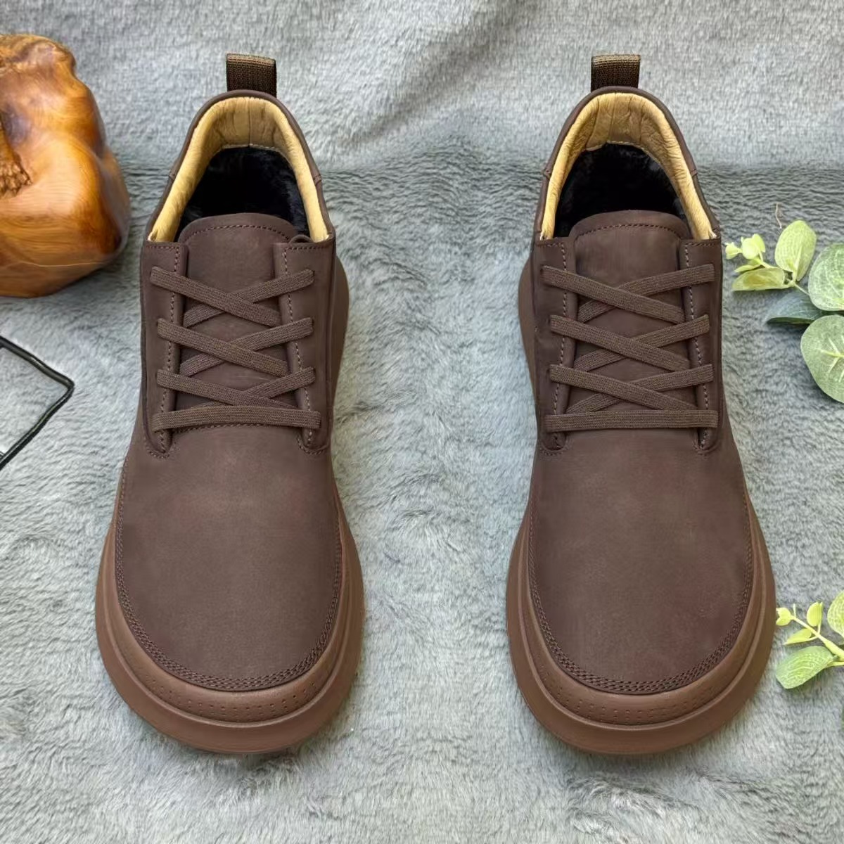 D99冬季保暖复古轻便休闲芒果鞋