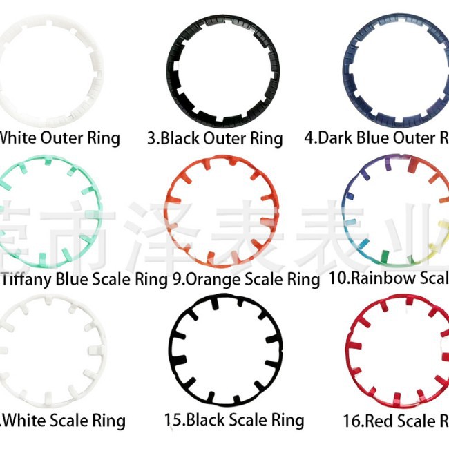 适用GA2100/2110农家橡树表盘机芯内影圈刻度圈潮流DIY改装配件