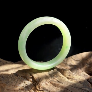 七彩云南缅甸A货天然翡翠糯种飘果绿翡翠手镯一物一证支持复检