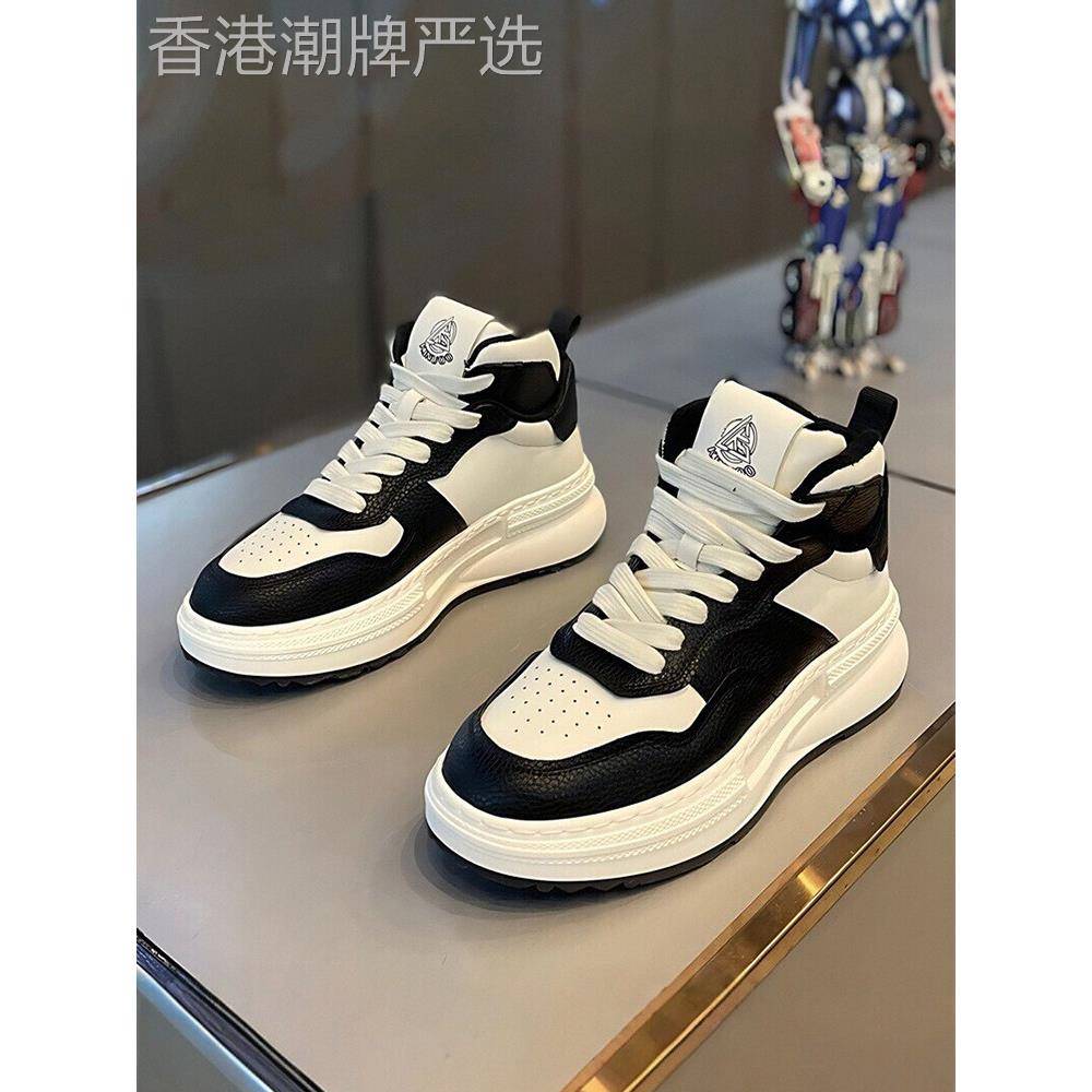 潮牌空军aj一号男新款时尚百搭舒适高帮老爹潮鞋厚底休闲运动板鞋