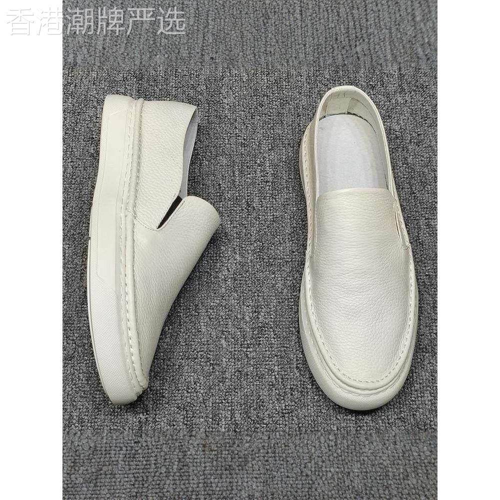男鞋夏季透气2026新款休闲皮鞋一脚蹬懒人乐福鞋子男士小白鞋板鞋