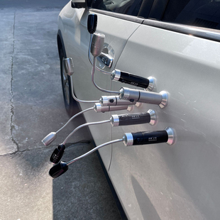 充电超亮汽车维修磁铁手电筒工作灯led 机修强光软管照明灯多功能