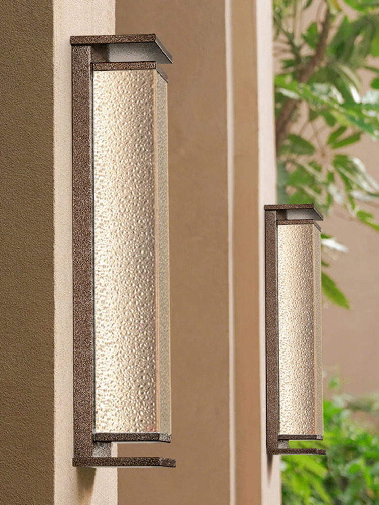 户外壁灯太阳能新中式法式覆古墙灯挂灯室外防水阳台灯别墅庭院灯