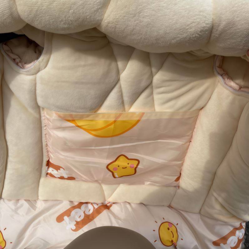 特厚款电瓶摩托露娜光芒电动车防寒新型挡风被冬2025新款加大加厚