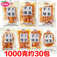 口水娃手工辣條大面筋香辣絲辣棒