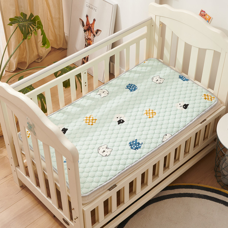 新款婴儿床乳胶床垫儿童幼儿园午睡软垫子薄款宝宝褥子四季通用-封面