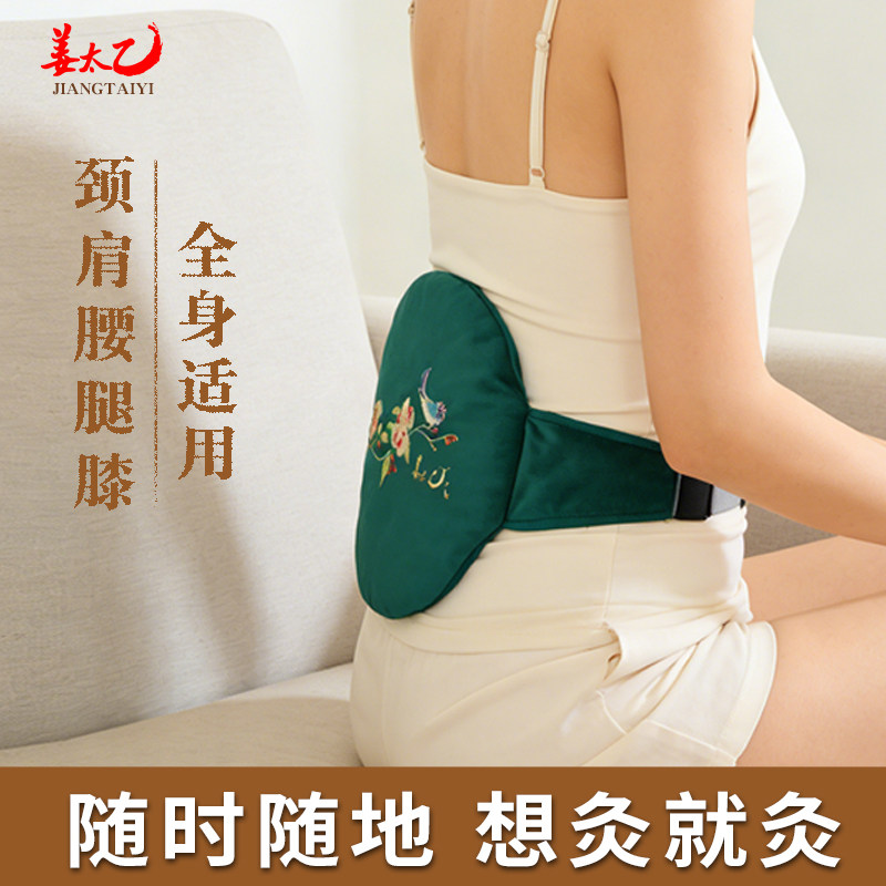 艾灸热敷腹部肚子电加热暖腰腹部家用理熏蒸疗仪艾草艾灸宝热敷包