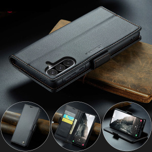 适用三星A36手机壳A35翻盖皮套A34全包A33 5G插卡A32保护套A30S钱包款A26支架A25外壳Galaxy A24壳A16/A15壳