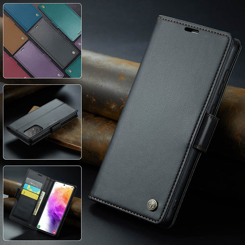 三星A735G手机壳蝴蝶扣翻盖皮套