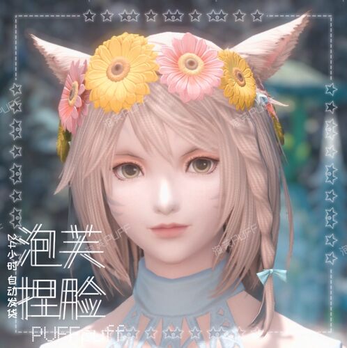 【泡芙】Uma•猫娘/护月之民/泡芙捏脸数据FF14最终幻想14