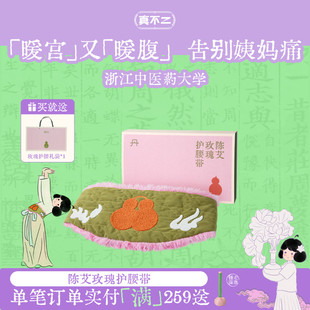 真不二陈艾玫瑰护腰热敷袋艾灸家用腰椎热敷加热陈艾绒暖腰