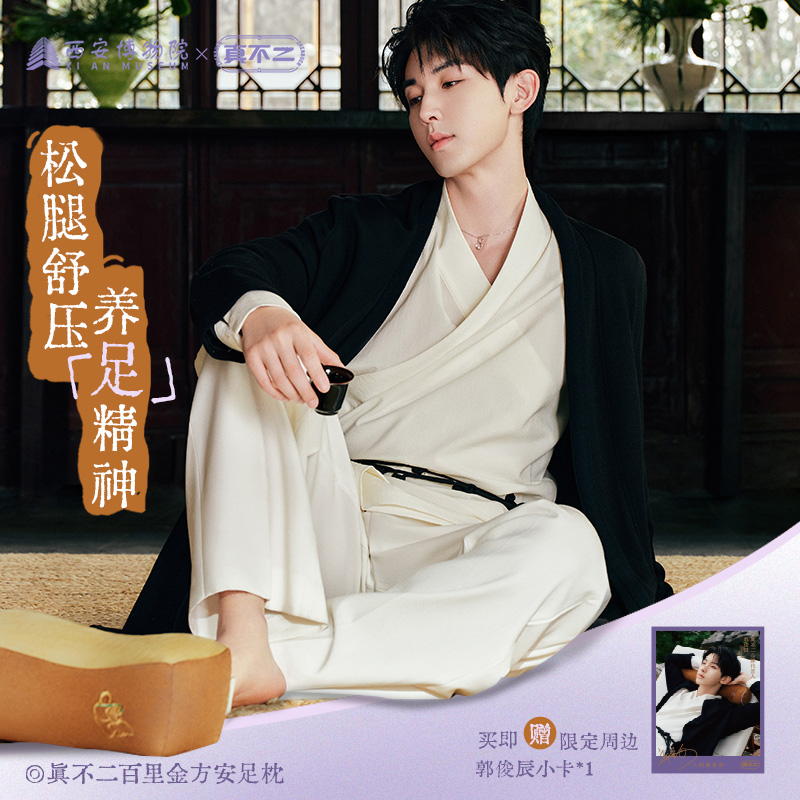【郭俊辰明星同款】真不二百里金方安足枕垫脚枕垫腿松腿舒压养生