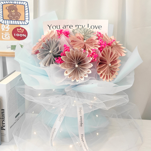 蝴蝶现金钞票人民币有钱花束diy材料包手工生日礼物520七夕情人节