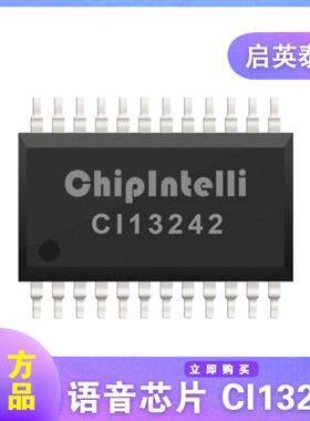 智能AI 2M离线语音识别芯片CI13242原装一级代理PRO高效识别