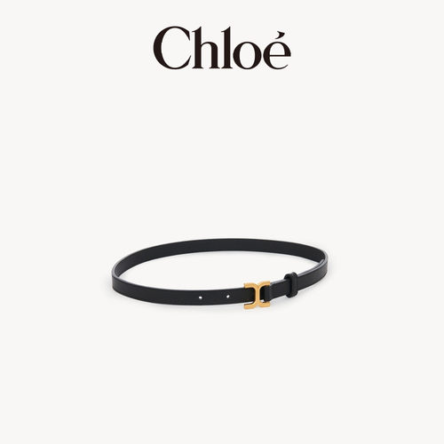 Chloe蔻依MARCIE黑色腰带